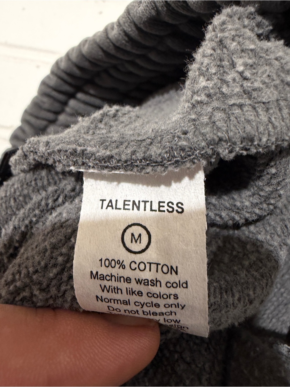 Talentless Core Heavyweight Sweatpants - Steel Grey - Size Medium - Picture 7 of 9